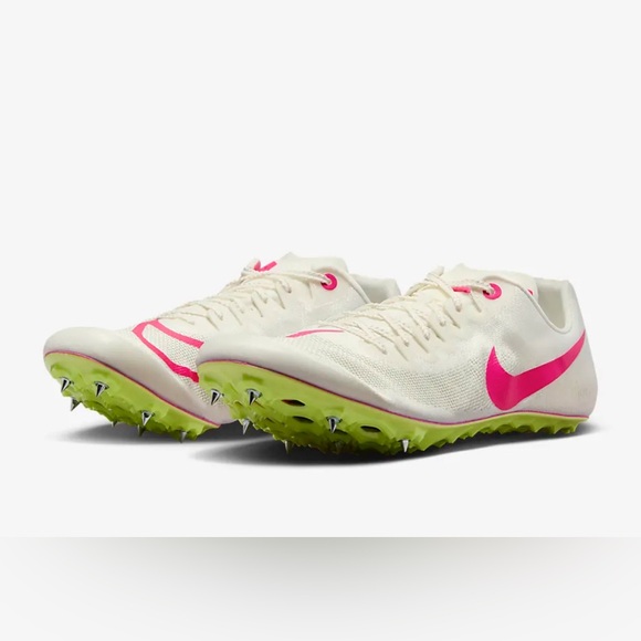 Nike Ja Fly Track & Field Spikes White Pink Bag & Tool DR2741-100 NWOB - Picture 4 of 6